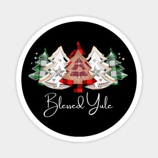 Blessed Yule Trees Magnet